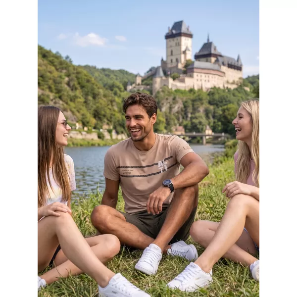  Cămaşă ALTISPORT EBEN BEJ 