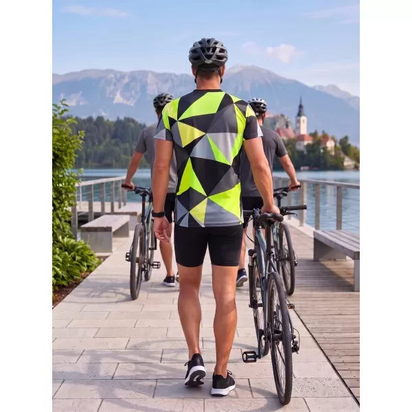  Funcțional t -thirt premium Plus ALTISPORT VOJ/ALM007TR02 NEGRU/FLUO YELLOW 