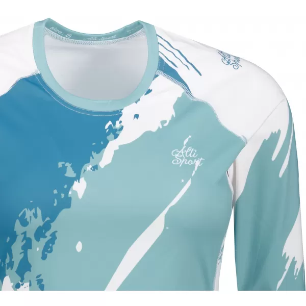  Tricou funcțional pentru femei cu mâneci lungi premium ALTISPORT VOJ/ALW081TR03 ALBASTRU 