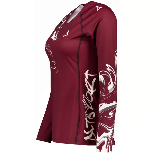  Tricou funcțional pentru femei cu mâneci lungi premium ALTISPORT VOJ/ALW064TR03 MINEREU 