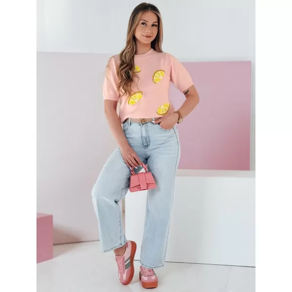  Pantalonii pentru doamne DSTREET FLOWLESS UY2682 ALBASTRU 