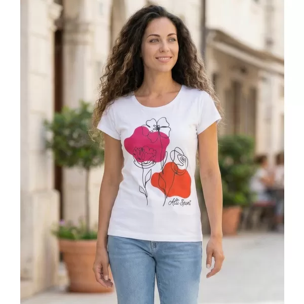  T -thirt ALTISPORT ALW189122 ALB/ROZ 