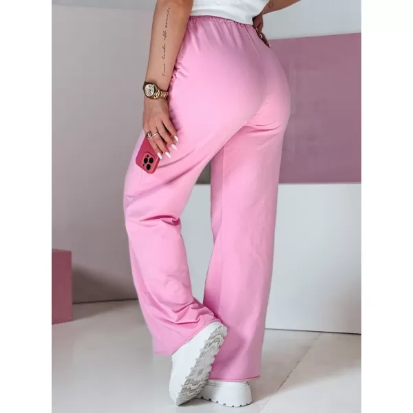  Pantalonii pentru doamne DSTREET DRESLINA UY2691 ROZ 
