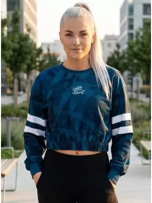 Premium cu hanorac decupat funcțional pentru femei ALTISPORT VOJ/ALW096MI08 KEROSEN