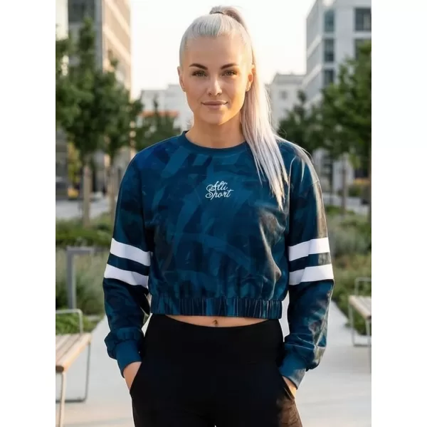  Premium cu hanorac decupat funcțional pentru femei ALTISPORT VOJ/ALW096MI08 KEROSEN 