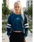 Premium cu hanorac decupat funcțional pentru femei ALTISPORT VOJ/ALW096MI08 KEROSEN