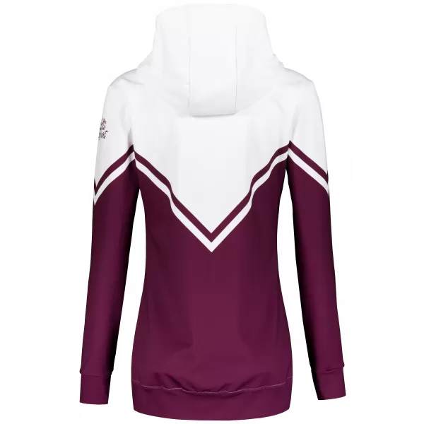  Panoul funcțional pentru femei pe Zip Premium ALTISPORT VOJ/ALW101MI02 BURGUNDIA/ALB 