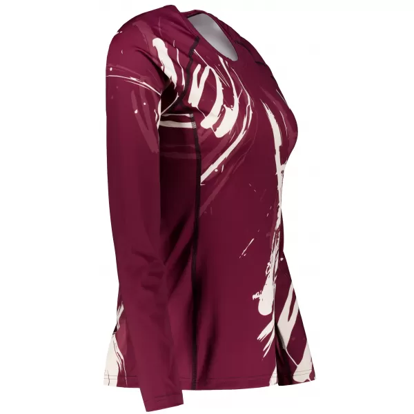  Tricou funcțional pentru femei cu mâneci lungi premium ALTISPORT VOJ/ALW074TR03 MINEREU 