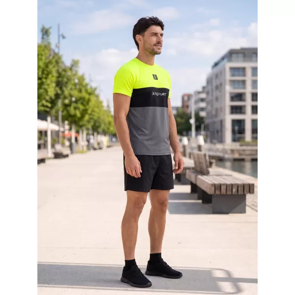  Funcțional t -thirt premium Plus ALTISPORT VOJ/ALM051TR02 NEON-GALBEN 