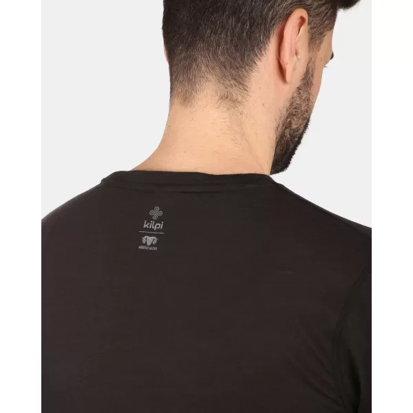  Tricou pentru bărbați din lână merino KILPI SLOPER-M YM0311KI NEGRU 
