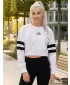 Premium cu hanorac decupat funcțional pentru femei ALTISPORT VOJ/ALW096MI08 ALB