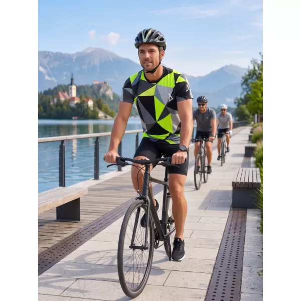  Funcțional t -thirt premium Plus ALTISPORT VOJ/ALM007TR02 NEGRU/FLUO YELLOW 