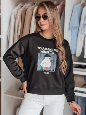 Panoul pentru doamne DSTREET GOOSHY BY1429 NEGRU