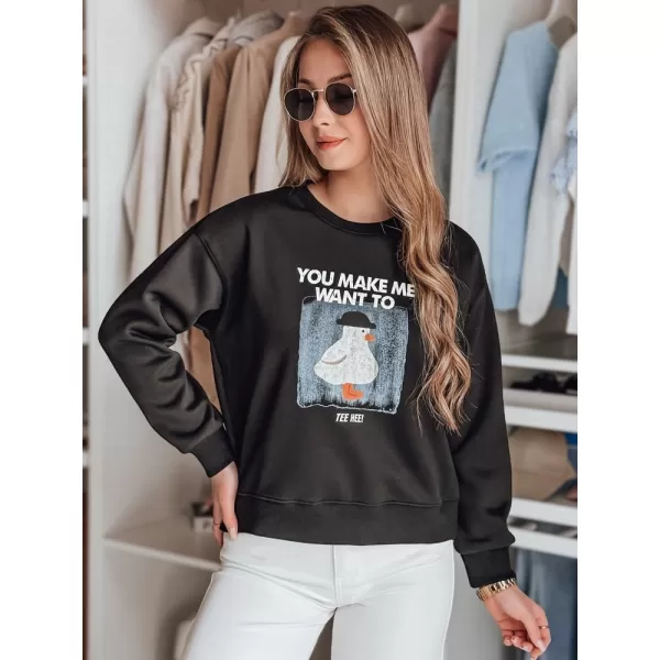  Panoul pentru doamne DSTREET GOOSHY BY1429 NEGRU 