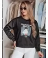 Panoul pentru doamne DSTREET GOOSHY BY1429 NEGRU