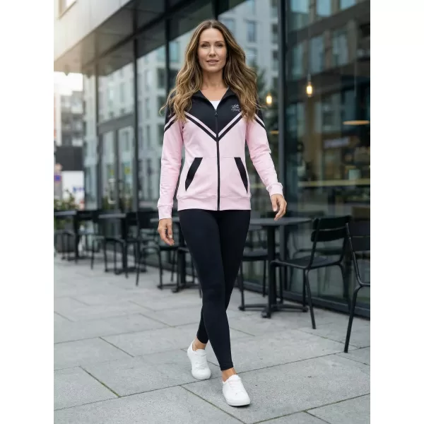  Panoul funcțional pentru femei pe Zip Premium ALTISPORT VOJ/ALW101MI02 ROZ/NEGRU 