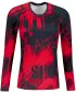 Tricou funcțional pentru femei cu mâneci lungi premium ALTISPORT VOJ/ALW076TR03 ROȘU -BLACK