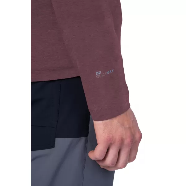  Tricou pentru bărbați cu mânecă lungă HANNAH BINE L/S MAHON ROȘU 