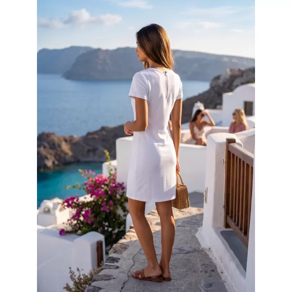  Rochie KIXMI UDELA ALB 