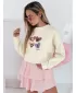 Panoul pentru doamne DSTREET MADELIN BY1461 BEJ