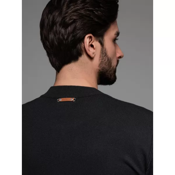  Pulover pentru bărbați OMBRE OM-SWZS-0124 NEGRU 