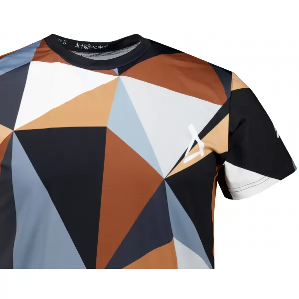  Funcțional t -thirt premium Plus ALTISPORT VOJ/ALM007TR02 NEGRU -BROWN 