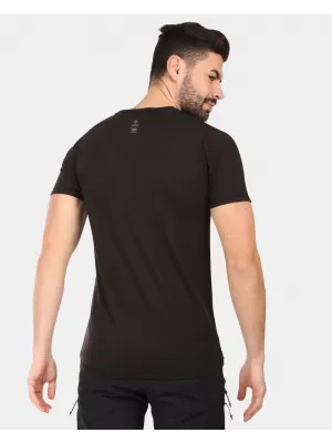Tricou pentru bărbați din lână merino KILPI SLOPER-M YM0311KI NEGRU