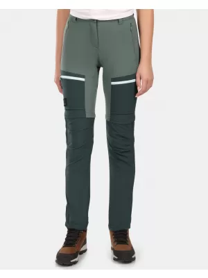 Pantaloni detașabili KILPI HOSIO-W YL0403KI VERDE ÎNCHIS