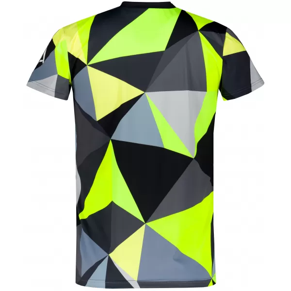  Funcțional t -thirt premium Plus ALTISPORT VOJ/ALM007TR02 NEGRU/FLUO YELLOW 
