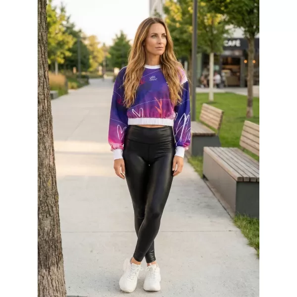  Premium cu hanorac decupat funcțional pentru femei ALTISPORT VOJ/ALW083MI08 VIOLET 