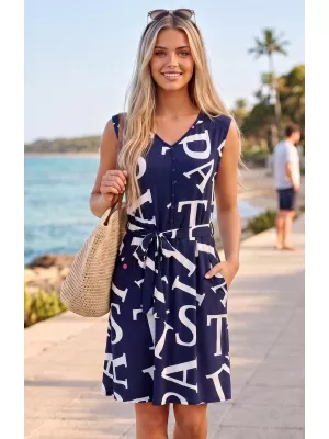Rochie ALTISPORT EUDORA ALBASTRU ÎNCHIS