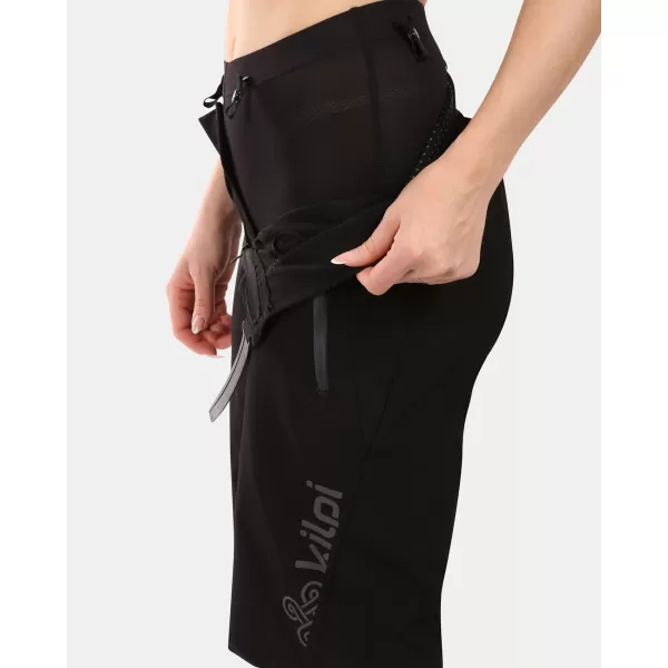  Pantaloni scurți pentru biciclete pentru doamne KILPI HIXON-W YL0417KI NEGRU 