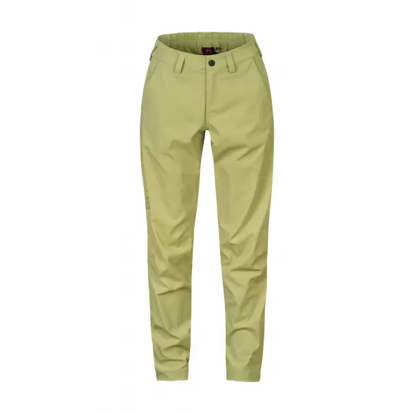  Pantalonii pentru doamne HANNAH WELORY MĂSLIN VERDE 