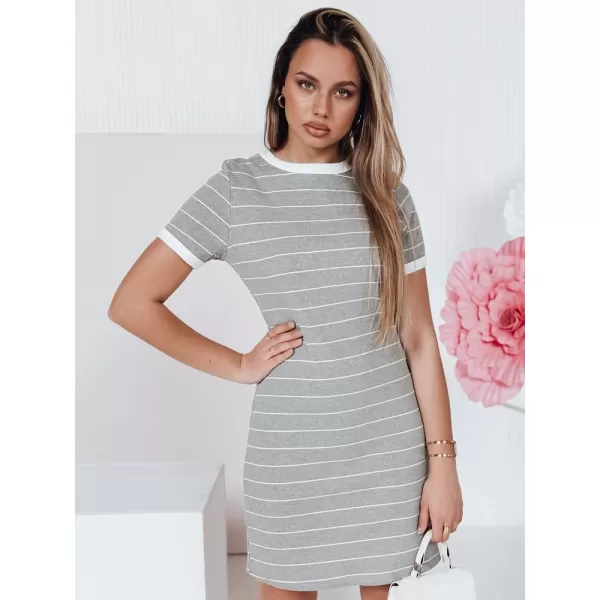  Rochie DSTREET FITLINES EY2580 ALB 