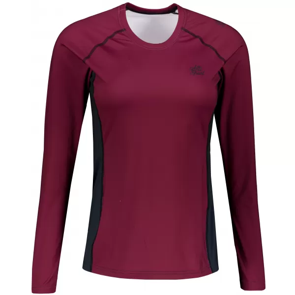  Tricou funcțional pentru femei cu mâneci lungi premium ALTISPORT VOJ/ALW078TR03 VIN ROȘU 