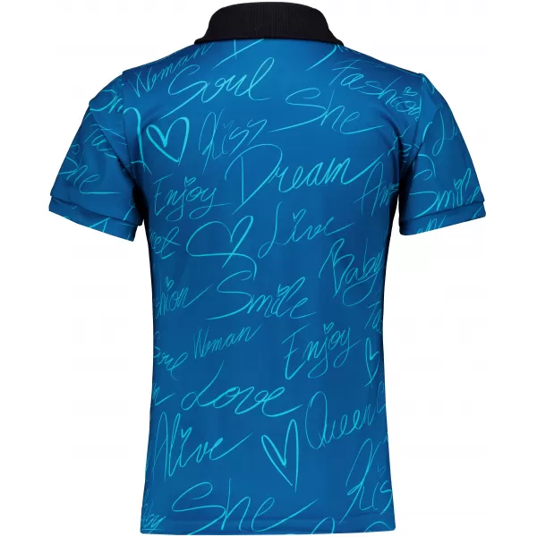  Tricou funcțional pentru femei cu guler premium ALTISPORT VOJ/ALW084TR05 ALBASTRU 