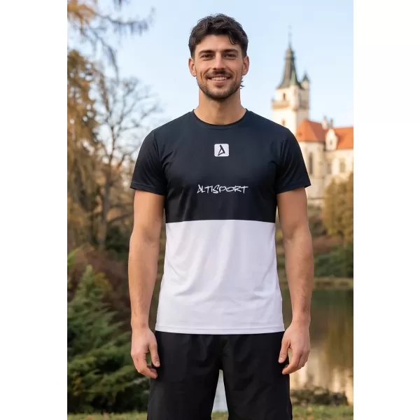  Funcțional t -thirt premium Plus ALTISPORT VOJ/ALM051TR02 NEGRU 