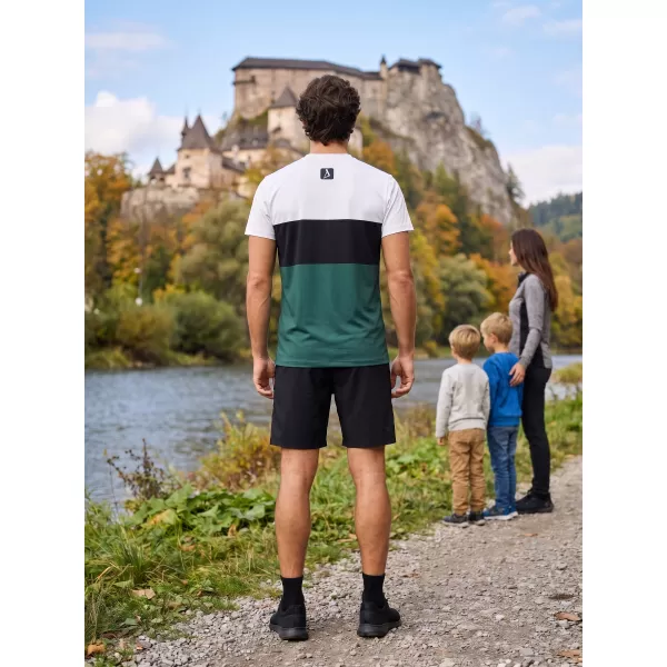  Funcțional t -thirt premium Plus ALTISPORT VOJ/ALM051TR02 ALB -GREEN 