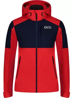 Sacou softshell pentru femei NORDBLANC ILLUSION NBSSL8190 ROŞU