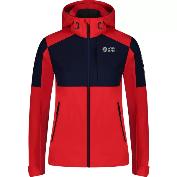  Sacou softshell pentru femei NORDBLANC ILLUSION NBSSL8190 ROŞU 