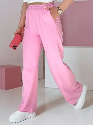 Pantalonii pentru doamne DSTREET DRESLINA UY2691 ROZ