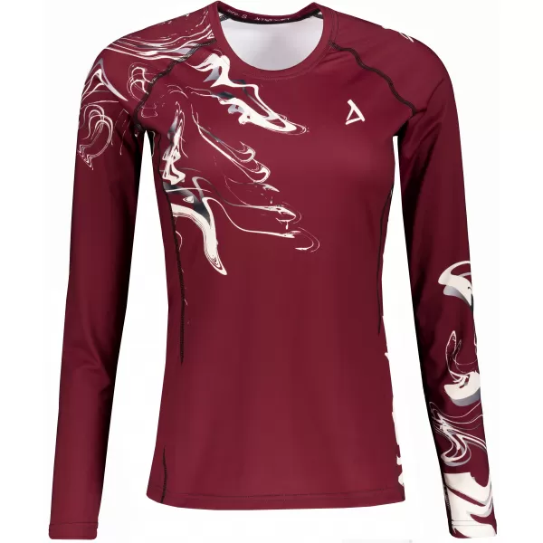  Tricou funcțional pentru femei cu mâneci lungi premium ALTISPORT VOJ/ALW064TR03 MINEREU 
