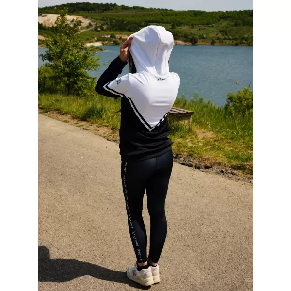  Panoul funcțional pentru femei pe Zip Premium ALTISPORT VOJ/ALW101MI02 ALB -NEGRU 