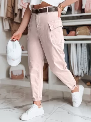 Pantalonii pentru doamne DSTREET GOTRENDI UY2523 ROZ