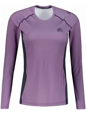 Tricou funcțional pentru femei cu mâneci lungi premium ALTISPORT VOJ/ALW078TR03 VIOLET