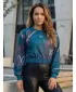 Premium cu hanorac decupat funcțional pentru femei ALTISPORT VOJ/ALW082MI08 KEROSEN