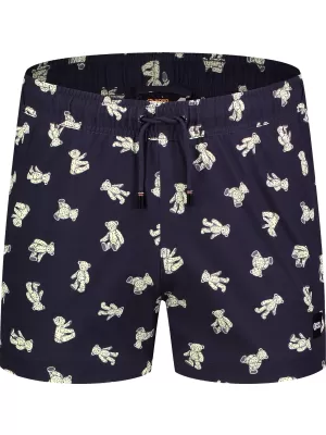Pantaloni scurți de baie NORDBLANC NBSPM8019 ALBASTRU ÎNCHIS