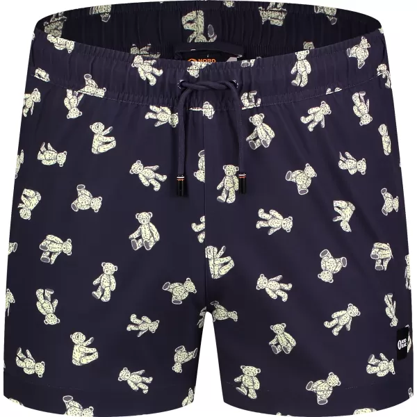  Pantaloni scurți de baie NORDBLANC NBSPM8019 ALBASTRU ÎNCHIS 