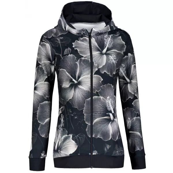  Panoul funcțional pentru femei pe Zip Premium ALTISPORT VOJ/ALW102MI02 ALB -NEGRU 