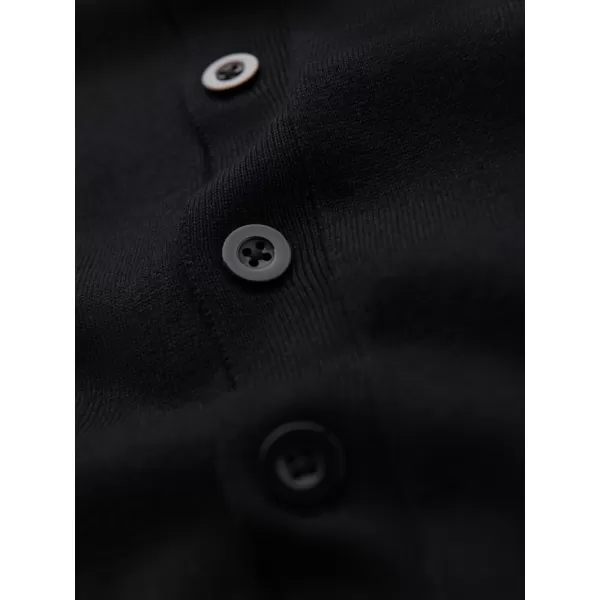  Cardigan masculin OMBRE OM-SWCD-0126 NEGRU 